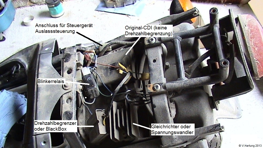 Zündanlagen (CDIs) der Aprilia RS 125 2T