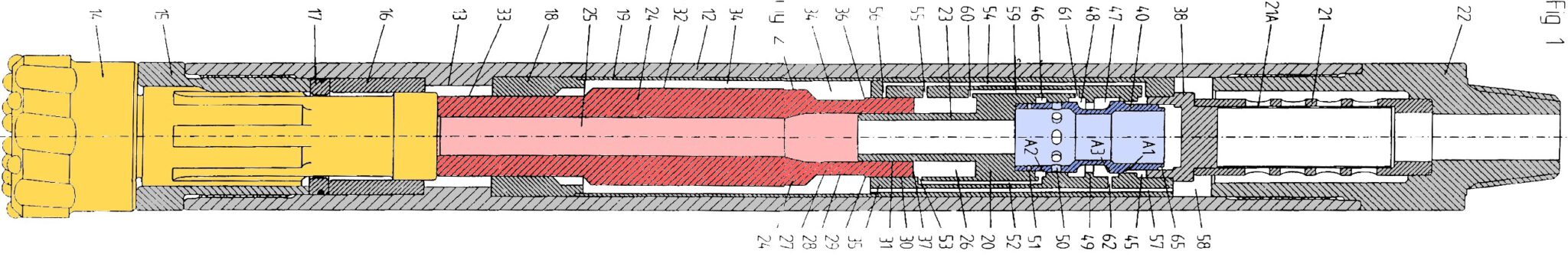  Early patent of the Wassara Drill