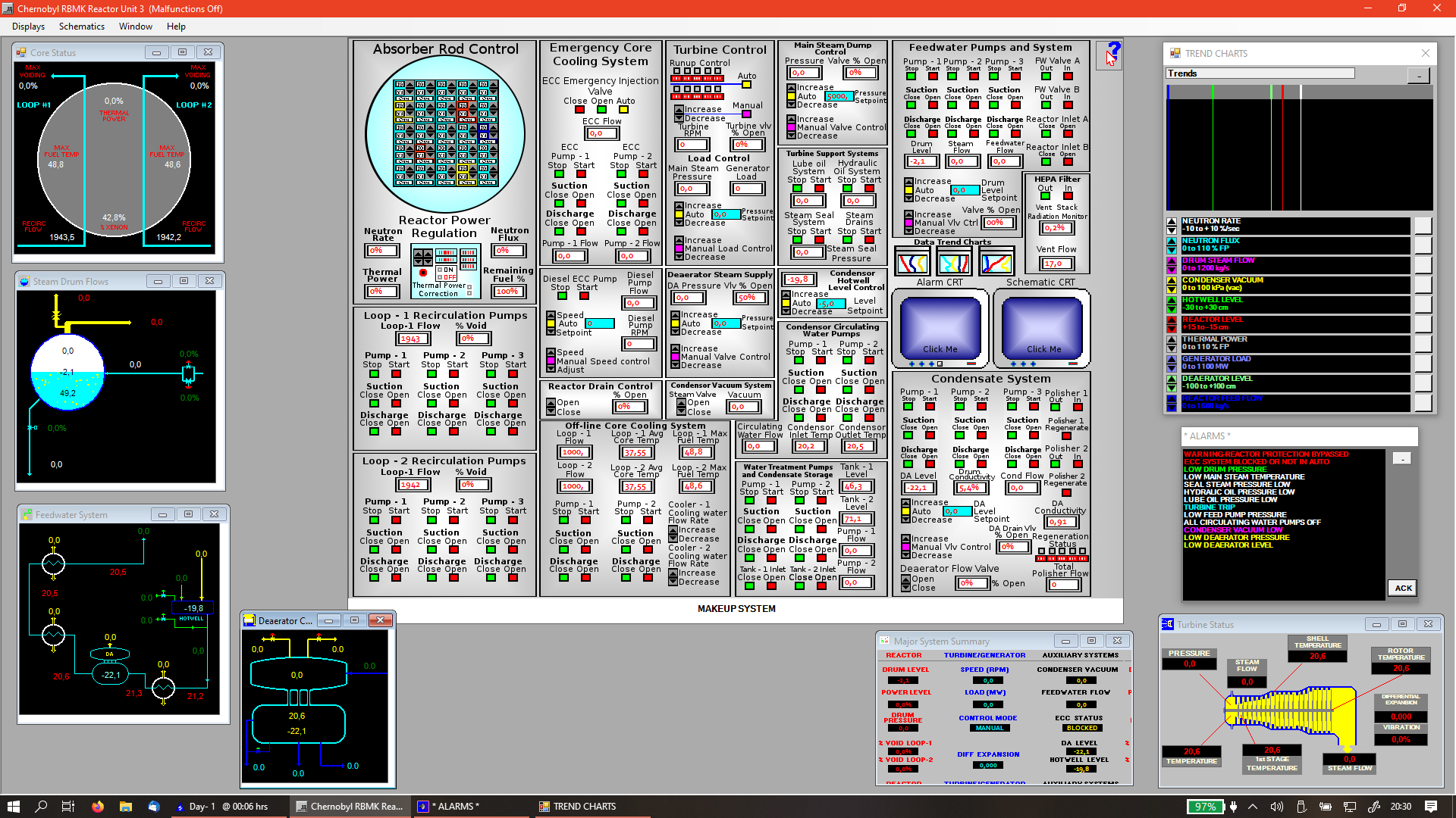 HowTo: Simgenics RBMK-1000-Simulator | Hartrusion