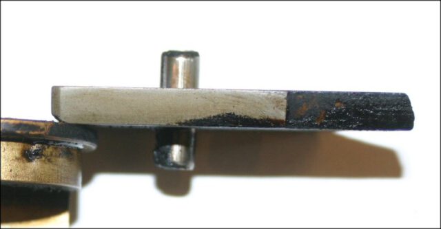 Worn RS 250 Power Valve Middle Pin Damage