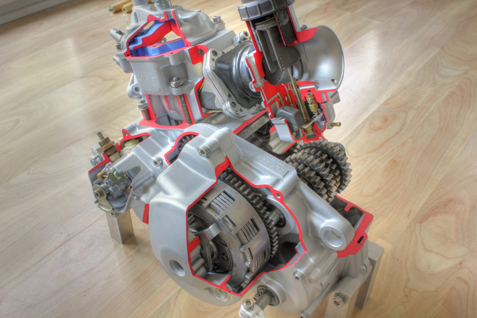 Cutaway Model Rotax 123 Aprilia RS 125 Hartrusion