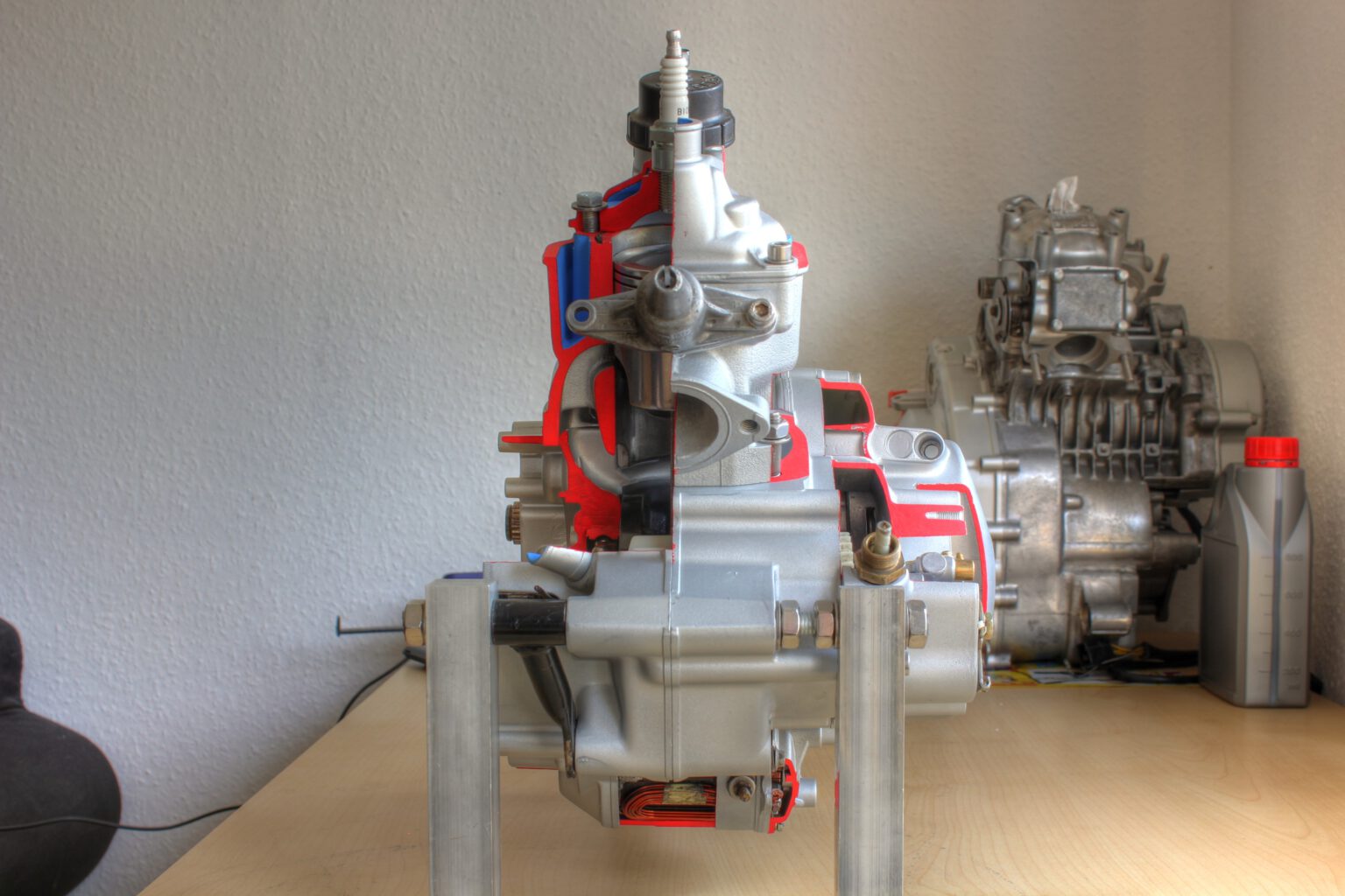 Cutaway Model Rotax 123 Aprilia RS 125 Hartrusion