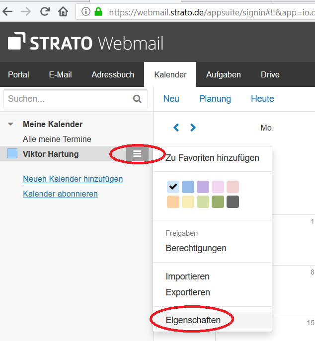 Kalender- und Adressbuchsynchronisation mit Strato Webmail Premium  Hartrusion